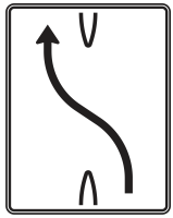 Überleitungstafel Verkehrszeichen 501-10, 1600 x...