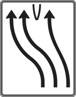 Überleitungstafel Verkehrszeichen 501-15, 1600 x...