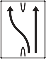 Überleitungstafel Verkehrszeichen 501-16, 1600 x...