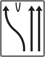 Überleitungstafel Verkehrszeichen 501-17, 1600 x...
