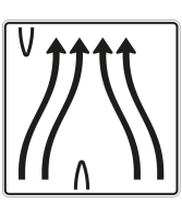 Überleitungstafel nach Zeichen 501-84
