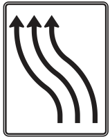 Verschwenkungstafel Verkehrszeichen 511-12, 1600 x 1250...