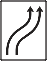 Verschwenkungstafel Verkehrszeichen 511-21, 1600 x 1250...