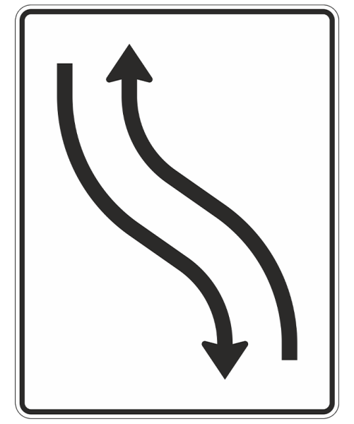 Verschwenkungstafel nach Zeichen 512-10