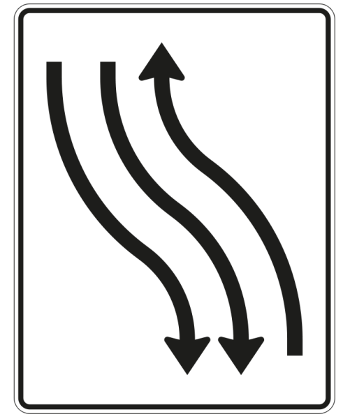 Verschwenkungstafel nach Zeichen 512-11