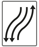 Verschwenkungstafel nach Zeichen 512-21
