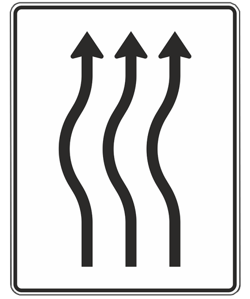 Verschwenkungstafel nach Zeichen 513-12