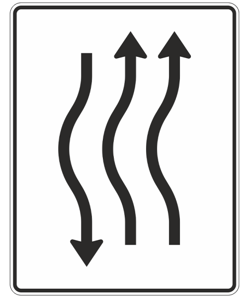 Verschwenkungstafel nach Zeichen 514-11