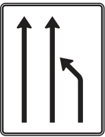 Einengungstafel nach Zeichen 531-11