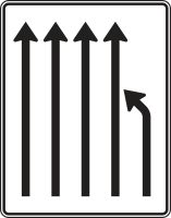 Einengungstafel nach Zeichen 531-13