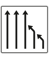 Einengungstafel nach Zeichen 531-16