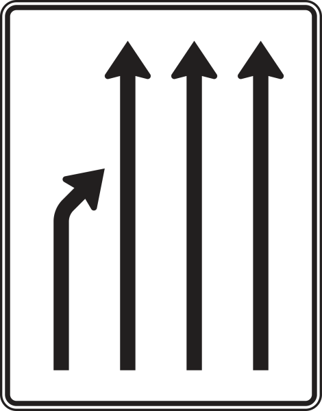 Einengungstafel nach Zeichen 531-22