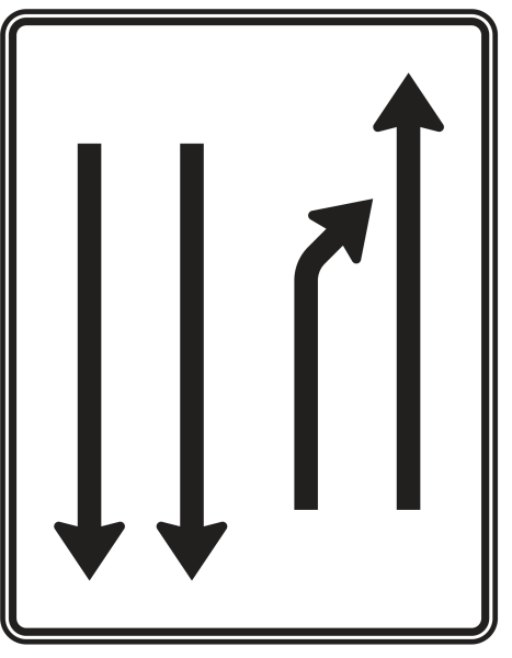 Einengungstafel nach Zeichen 532-21