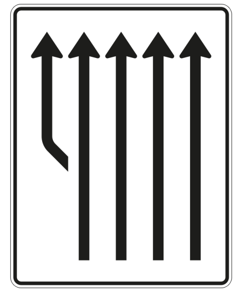 Aufweitungstafel nach Zeichen 541-13