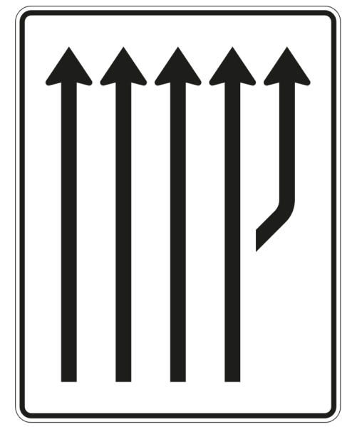 Aufweitungstafel nach Zeichen 541-23