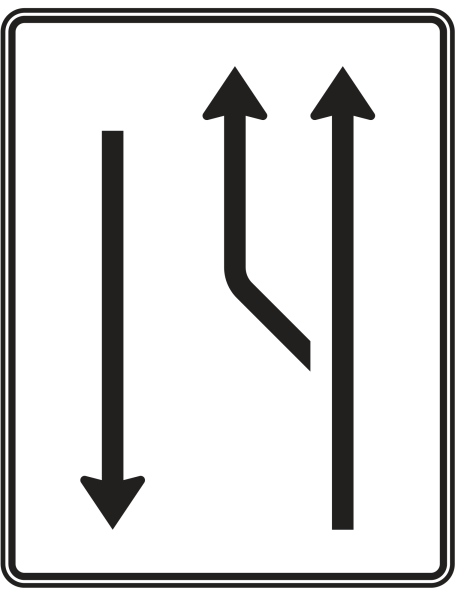 Aufweitungstafel nach Zeichen 542-10