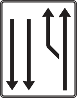 Aufweitungstafel nach Zeichen 542-11