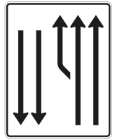 Aufweitungstafel nach Zeichen 542-13