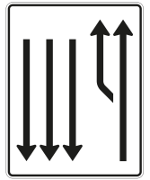 Aufweitungstafel nach Zeichen 542-14