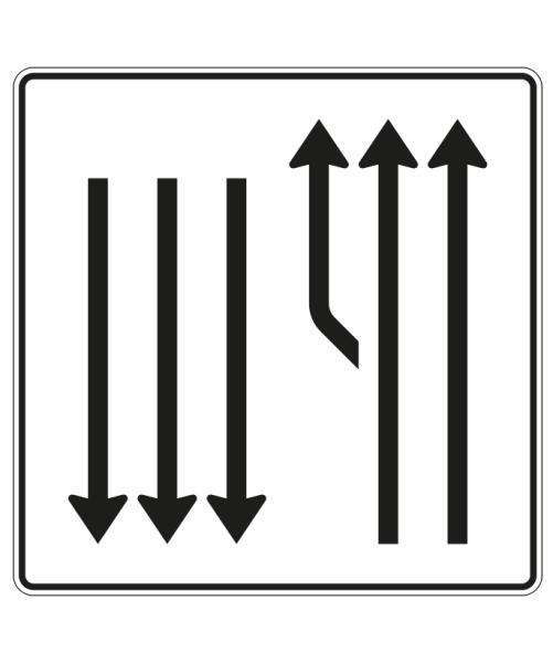 Aufweitungstafel mit Zeichen 542-15
