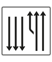 Aufweitungstafel mit Zeichen 542-15
