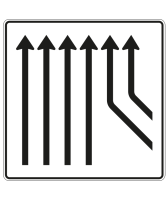 Zusammenführungstafel nach Zeichen 550-26