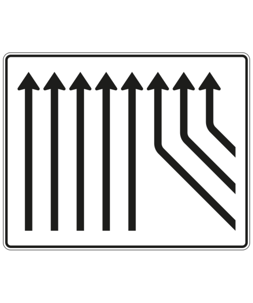 Zusammenführungstafel nach Zeichen 550-60