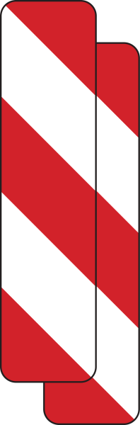 Schraffenbake, doppelseitig (-20/-20)