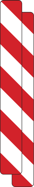 Warnbake, doppelseitig (-22/-22)
