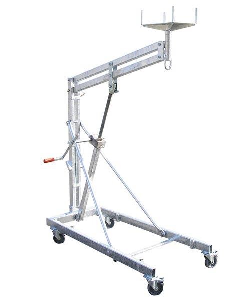MÜBA Kragarmlift KAL 275 12373 Klappbar Verzinkt, Inkl. Verstellbarer Kurbel, Verstellbereich 1,10-2,75 m