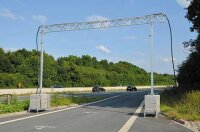 MÜBA Kabelbrücke 12380 Typ KB 7,5 Standardausführung, Durchfahrtshöhe 5,10 m, 20 kg/lfm Nutzlast