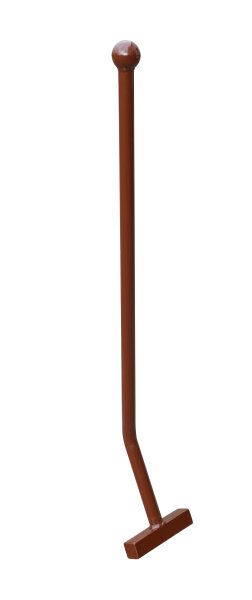 MÜBA Rohrbettungs-Verdichter, Höhe 120 cm, 22,5° gebogen, lackiert