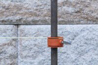 Probst String Along SA Richtschnurhalter 51800062, für 25 mm Erdnägel, mit Flügelschraube
