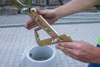 Probst SAZ-UNI Straßenablaufzange 54000035, 4,1 kg, Greifbereich 550-625 mm, 165 kg Tragfähigkeit