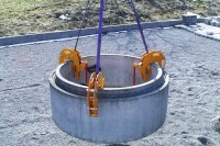 Probst Schachtringgehänge SRG BS112-563, Nennweite 800-2000 mm, 1500 kg Tragkraft