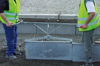 Probst Versetzzange VZ BS112-621 verzinkt, längsgreifend, Greifbereich 500-1045 mm