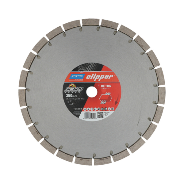 Extreme Beton Silencio Ø 350x25,4 mm I Norton Clipper Diamantscheibe Trennscheibe 70184628997