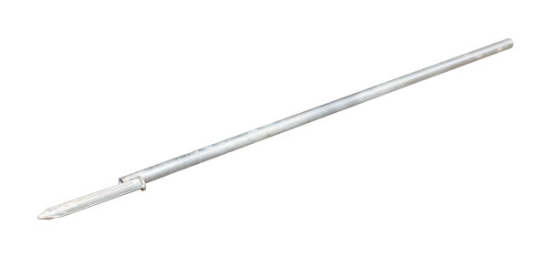 MÜBA Standrohr 12768 mit angeschweißtem Erdnagel, verzinkt, Ø 48,3 mm