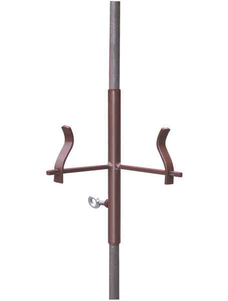 MÜBA Eckbretthalter für Schnurgerüst 12793 Typ 3, Stahl lackiert, 0,7 kg