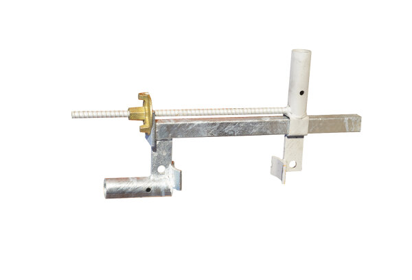 MÜBA HV-Pfostenzwinge 400 12255 verzinkt, Klemmbereich 0-40 cm, EN 13374 Systemklasse A