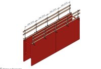MÜBA Spundwandhalter aus Stahl, Verstellbereich 8 - 50 mm, galvanisch verzinkt