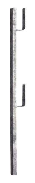 MÜBA AS-Seitenschutzpfosten 13379 mit Klick-System, verzinkt, Höhe 1,19 m, EN 13374 Klasse A