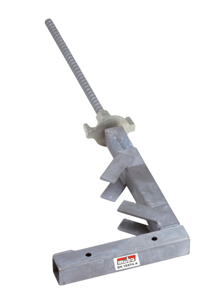 MÜBA AS-T-Trägerklemme 13129 verzinkt, Verstellbereich 8-46 cm, EN 13374 Klasse A