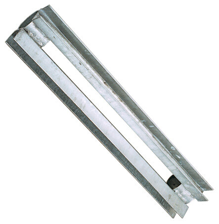 MÜBA Bretthalter für Paletten 15128 verzinkt, Standrohr Ø 57 mm, U-Profil 2,5 cm