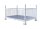 MÜBA Gitterboxpalette, passend für Stapelpalette 1,30x0,70x0,70m, Füllhöhe 50cm, Tragfähigkeit 1500kg, verzinkt
