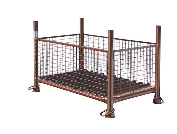 MÜBA Gitterboxpalette 15310 lackiert, 50 cm Füllhöhe, 1500 kg Tragfähigkeit
