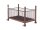 MÜBA Gitterboxpalette, passend für Stapelpalette 1,43x0,87x0,70m, Füllhöhe 50cm, Tragfähigkeit 1500kg, lackiert