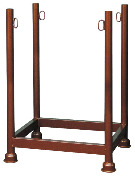 MÜBA Mehrzweckpalette 15400 lackiert, lichtes Maß 1,08x0,52x0,94 m, 1500 kg Tragkraft, 4-fach stapelbar