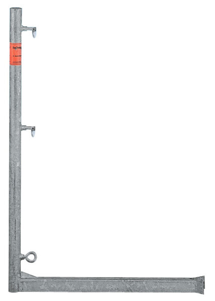 MÜBA Geländerpfosten Fix 70 für Außenverbreiterungskonsole 700 mm, Länge 2,00 m I 11,5kg, Gerüst Fix115 44066