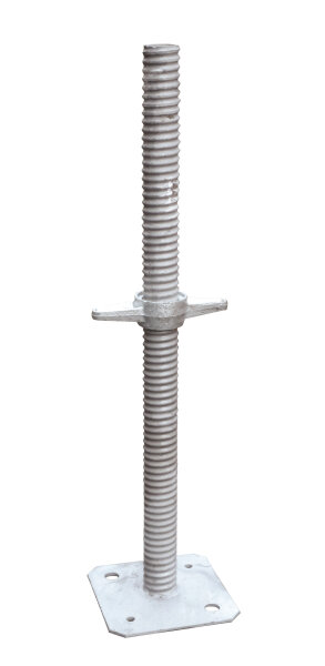 MÜBA Fußspindel 61011.0 verzinkt, 500 mm Länge, Ø 38 mm